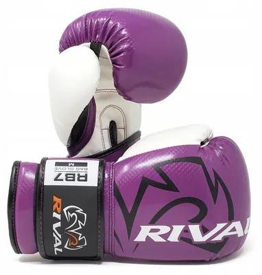 Produktbild von Rival Boxing RB7 Boxhandschuhe Trainingshandschuhe lila/weiß