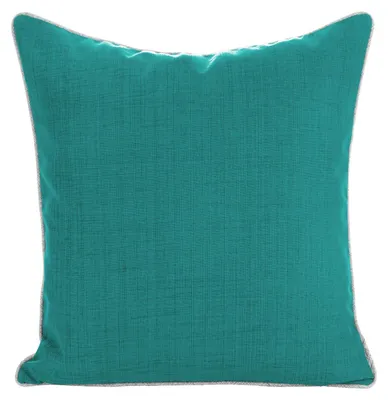 Zdjęcie produktu dla Poszewka ogrodowa GARDEN 45x45 cm turkusowa wodoodporna krata