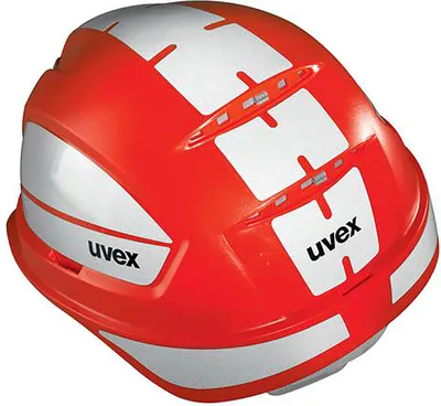 Image de Casque de protection uvex pheos alpine 9773351 rouge avec aérations