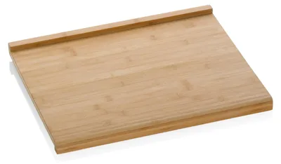 Productafbeelding van Snijplank snijbord - Bamboe - 48 x 38 x 1,8 cm - Dubbelzijdig gebruik