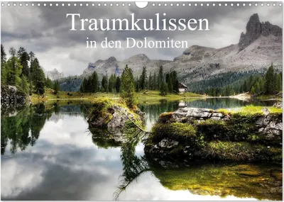 Produktbild von Traumkulissen in den Dolomiten (Wandkalender 2025 DIN A3 quer), CALVENDO Monatskalender