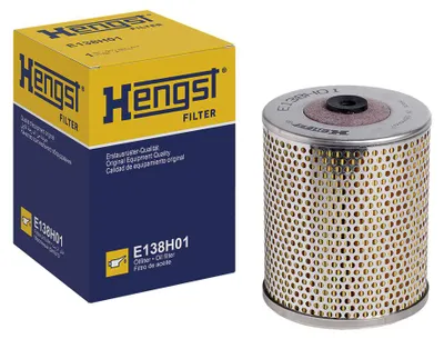 Imagen del producto de Filtro de aceite HENGST FILTER E138H01, elemento filtrante