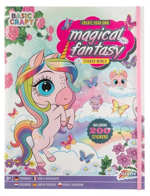 Zdjęcie produktu dla Magiczny Świat Naklejek Książka z 200 Naklejkami