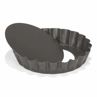 Produktbild von Patisse Profi Mini Quicheform - Tarteform aus Stahl mit losem Boden & antihaft 10cm - 02943