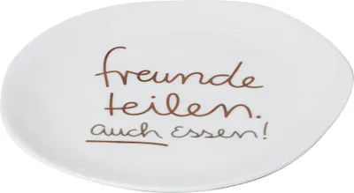 Produktbild von Räder Design Teller Klein Freunde teilen auch Essen (14 cm)