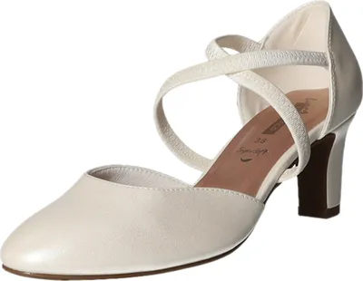 Produktbild von living UPDATED Damen-Spangenpumps Perl-Weiß, Farbe:weiß, EU Größe:42