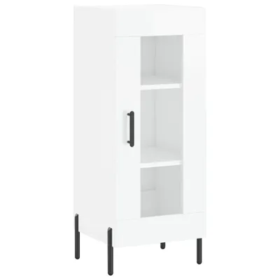 Produktbild von Sideboard Hochglanz-Weiß 34,5x34x90 cm Holzwerkstoff