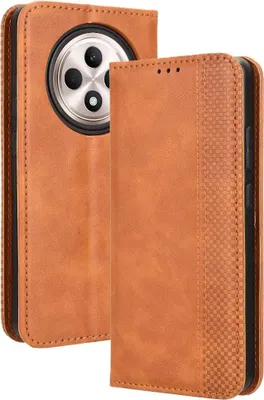 Produktbild von OPPO Reno12 F 5G Hülle - Coverup Vintage Style Klapphülle - Braun