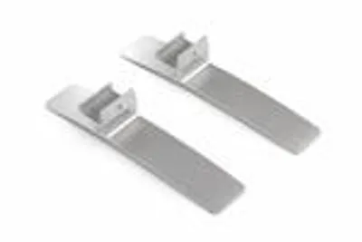 Produktbild von Standfüße 2er-Set für Infrarotheizung – Aluminium – passend für CF-Serie & Heizpaneele mit Rahmen bis 22 mm – nicht für rahmenlose Modelle