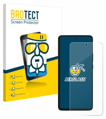 A product shot of a screen protector packaging and the screen protector itself.