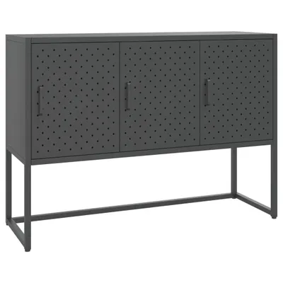 Immagine prodotto di Credenza Antracite 105x35x75 cm in Acciaio