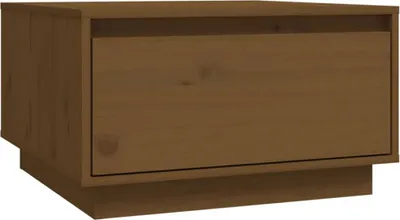 Produktbild von vidaXL Couchtisch Honigbraun 55x56x32 cm Massivholz Kiefer