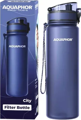 Zdjęcie produktu dla Butelka filtrująca grantowa AQUAPHOR + 1 wkład filtrujący do wody 0,8 L