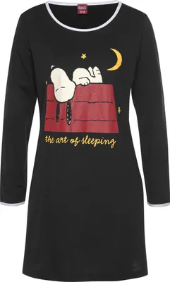 Produktbild von Peanuts Nachthemd schwarz Größe 32/34