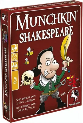 Produktbild von Pegasus Munchkin Shakespeare, Kartenspiel, Glückliche Familien, 12 Jahr(e), 60 min