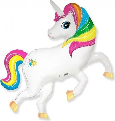 Obrázek produktu pro Fóliový balónek Jednorožec - Unicorn - 90 cm