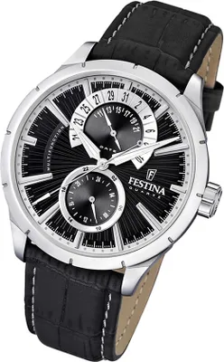 Produktbild von FESTINA Herrenuhr Multifunktionsuhr Quarz Klassik schwarz Klassik Uhr UF16573/3