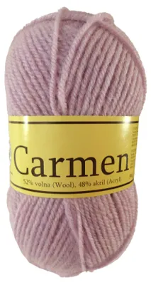 50g Strickgarn Carmen 52% Schurwolle Wolle Garn Strickwolle flieder hell-violett