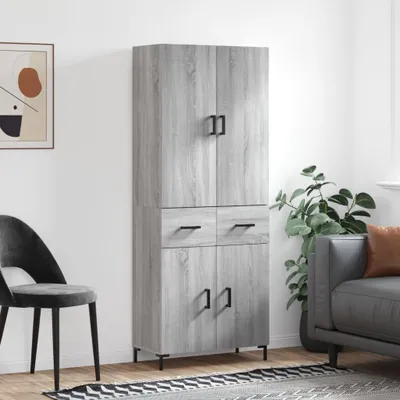 Zdjęcie produktu dla vidaXL Deska barowa szara sonoma 69,5x34x180 cm Materiał drewnopochodny