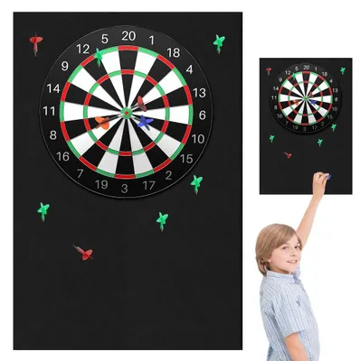 Productafbeelding van Zelfklevende Dartbord Wandbeschermer Set van 6