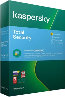Zdjęcie produktu dla Kaspersky Total Security 2020, 1 lat(a), Baza