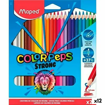 Obrázek produktu pro Barevné tužky Maped Color' Peps Strong Coloured 24 ks (12 ks)