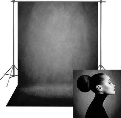 Obrázok produktu pre INRUI Retro šedé fotografické pozadie Vinyl HD Print 150x210 cm