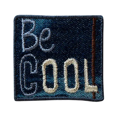 Produktbild von Mono Quick 04135 Be cool Bügelbild, Patch, ca. 3,4 x 3,3 cm