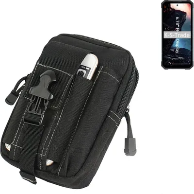 Produktbild von K-S-Trade Gürtel Tasche kompatibel mit Oukitel WP17 Gürteltasche Holster Schutz Hülle Handy Hülle Smartphone outdoor Handy-Hülle schwarz