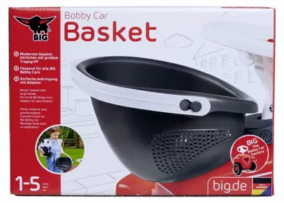 Produktbild von BIG Bobby Car Gepäckkorb, 1 Jahr(e), Schwarz