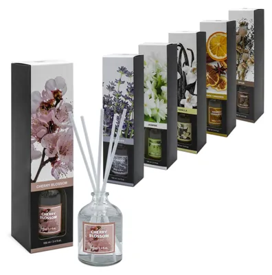 Immagine prodotto di 1.08 Set di 6 profumi per ambiente - 6x 100ml in diverse fragranze - deodorante per ambienti con bastoncini
