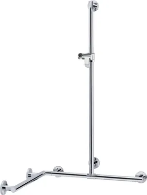 Produktbild von KEUCO PLAN Care Duschhandlauf mit Brausestange, Breite 1097mm, Tiefe 597mm, Höhe 1263mm, 34915179411