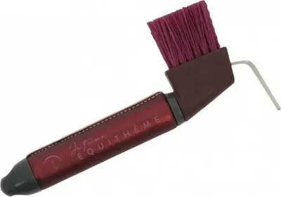 Image de Equitheme Je T'aime Brosse à sabot Marron Marron One Size
