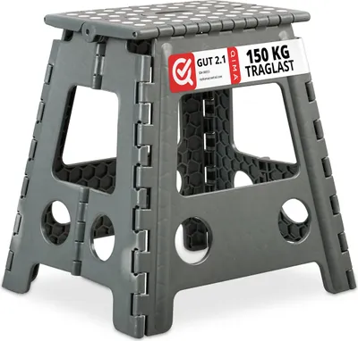 Immagine prodotto di Sgabello pieghevole Relaxdays XL fino a 120 kg Sgabello Seduta Sgabello Sgabello Sgabello Sgabello Sgabello Gradino