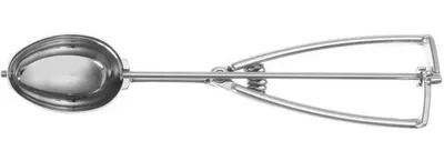 Produktbild von Portionierer Oval Edelstahl - Professioneller Eisschöpfer