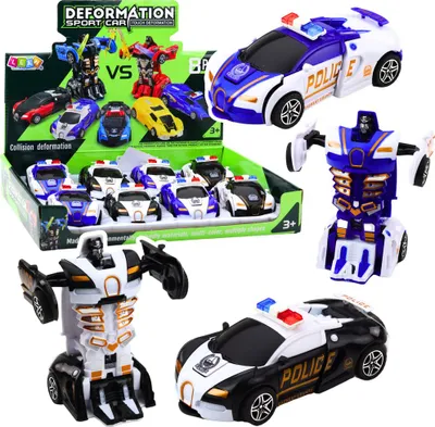 Image de Auto Robot 2In1 Voiture de sport Police Drive Mix