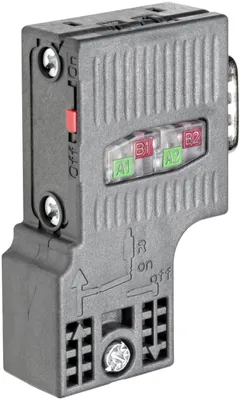 Zdjęcie produktu dla Siemens 6ES7972-0BA52-0XA0, Plastik, -40 - 70 °C, CE, RoHS, REACH, 59 mm, 68 mm, 77 mm