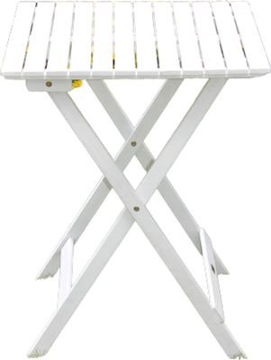 Klapptisch Bistro weiß gewischt 58x58cm