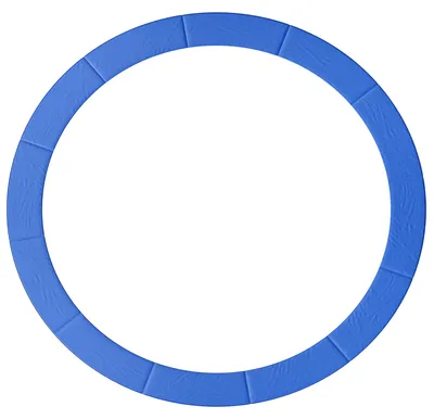 Productafbeelding van Trampoline randbescherming - Randbescherming voor tuintrampolines - Ø 366 cm - UV-bestendig - Waterafstotend - PVC/PE - Blauw
