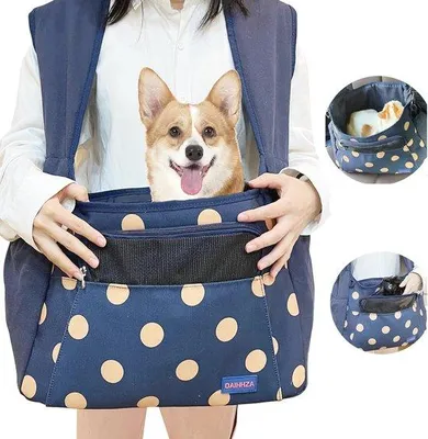 Image de Sac de transport pour petits chiens et chats, idéal pour la randonnée