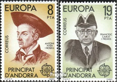 Produktbild von Briefmarken Andorra - Spanische Post 1980 Mi 131-132 (kompl.Ausg.) postfrisch Europa