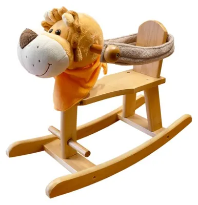 Image de Cheval à bascule en bois Torro *Kiddy Lion* petit enfant