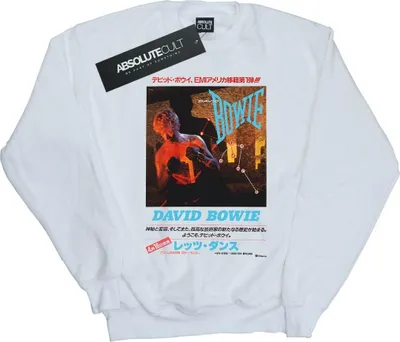 Produktbild von David Bowie - Sweatshirt für Herren BI19175 (XXL) (Weiß)