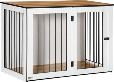 Produktbild von Pawhut PawHut Hundekäfig mit Tür und Gittern D02-090