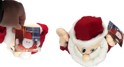 Produktbild von Bewegliche Weihnachtsmütze, Singende und tanzende Nikolausmütze,Weihnachtsplüsch Weihnachtsmann Mütze Kostüm Weihnachtsschmuck