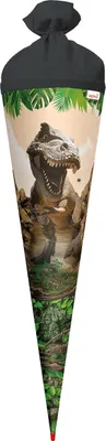 Produktbild von Roth Schultüte 70cm Tyrannosaurus Sound rund Rot(h)-Spitze