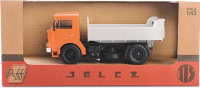 Obrázek produktu pro PRL Jelcz 317, sklápěč, oranžový, sběratelský model, měřítko 1:43