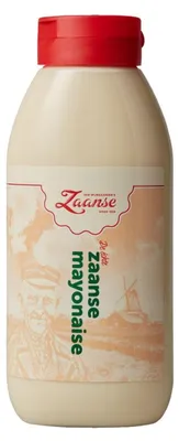 Produktbild von Van Wijnen's Zaanse Zaanse Mayonnaise-Quetschflasche von oben nach unten (750 ml)