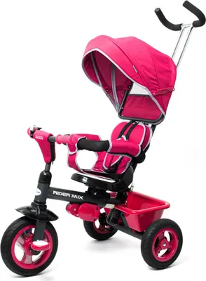 Obrázek produktu pro Dětská tříkolka Baby Mix 5v1 RIDER 360° růžová