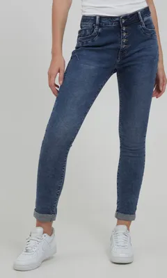 Produktbild von b.young BXKAILY JEANS NO Damen Jeans Denim Hose 5-Poket-Style Baumwolle mit Stretch Skinny Fit
